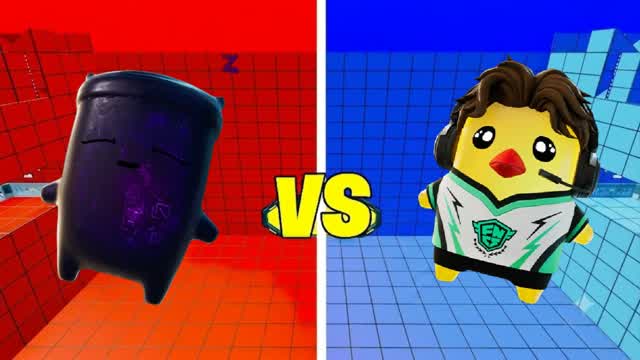 red vs blue poldo ghosty — Fortnite Creative map cover art
