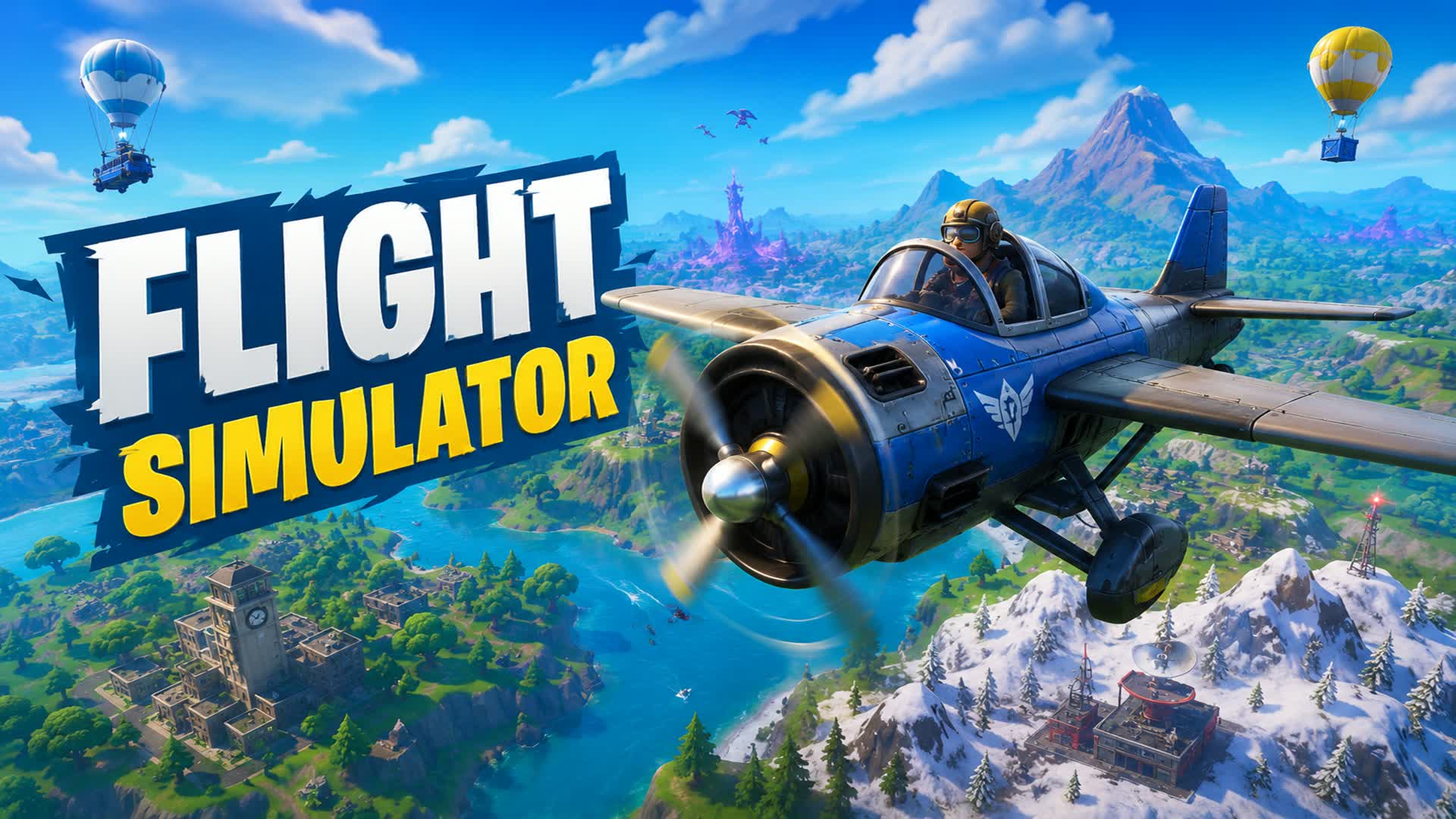 Flight Simulator — Fortnite Creative map