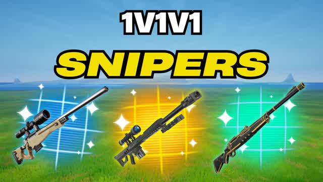 1V1V1 SNIPERS — Fortnite Creative map cover art