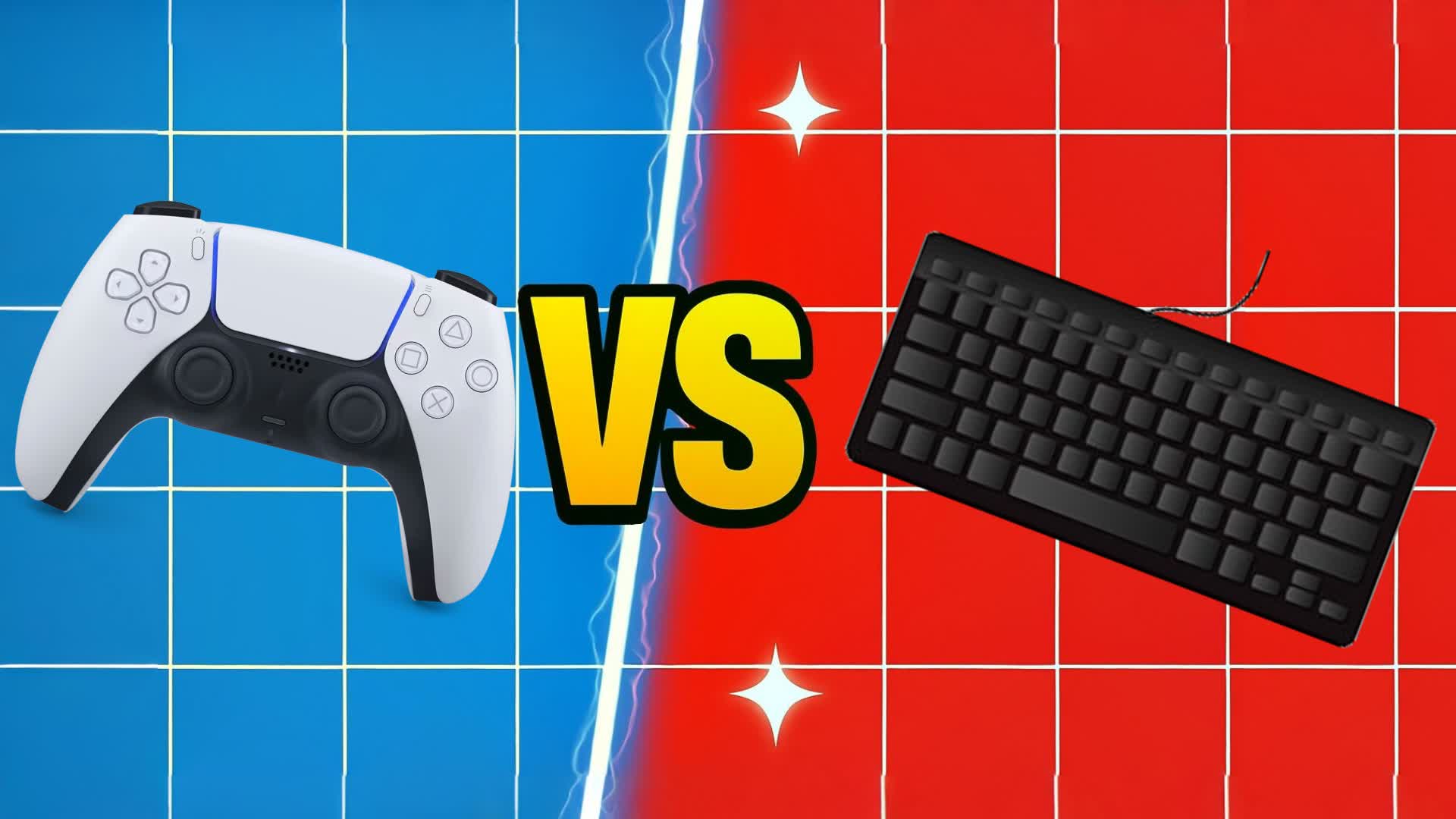 CONTROLLER VS KEYBOARD 🔴🔵 — Fortnite Creative map