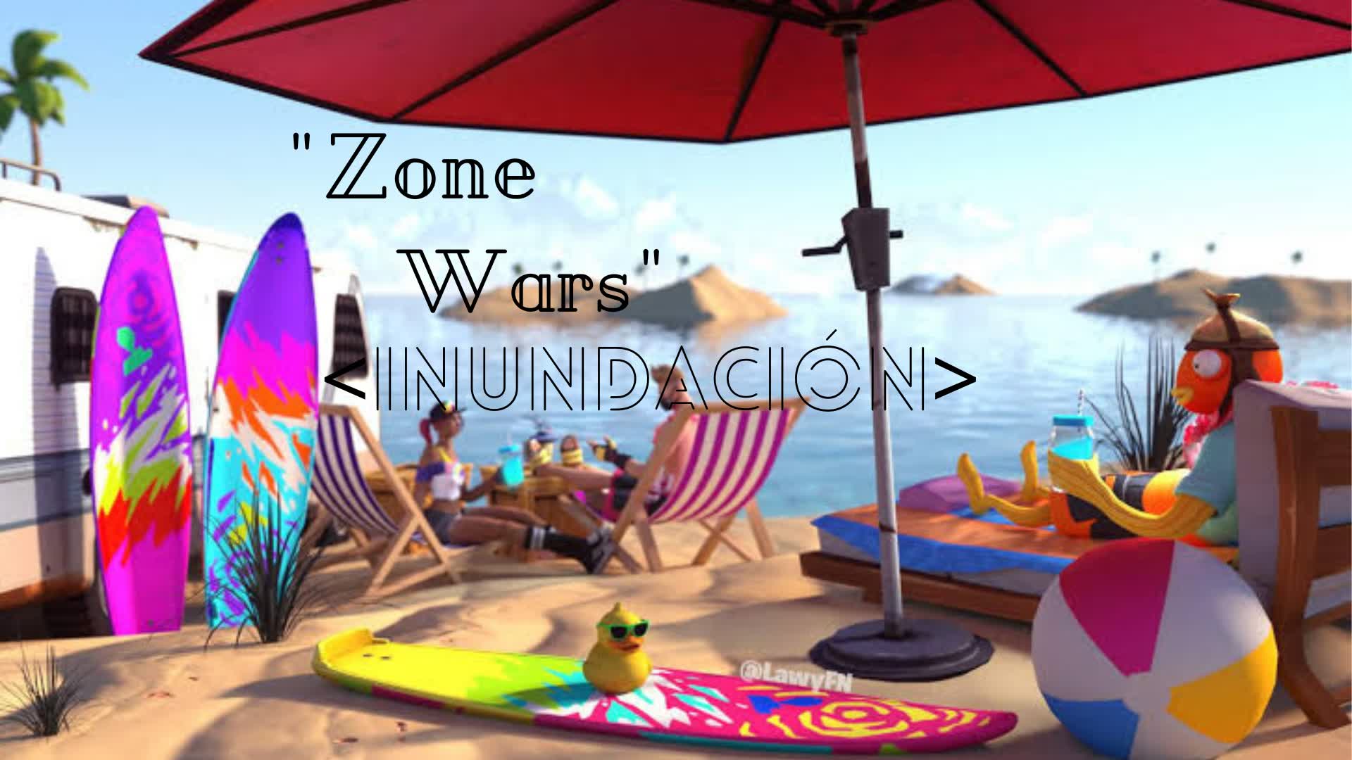 Zone Wars "FLOOD" — Fortnite Creative map