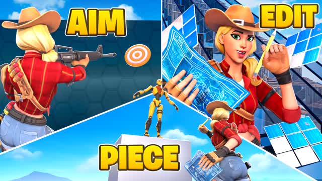 🎯EDIT PIECE AIM & PRACTICE VAMPU — Fortnite Creative map