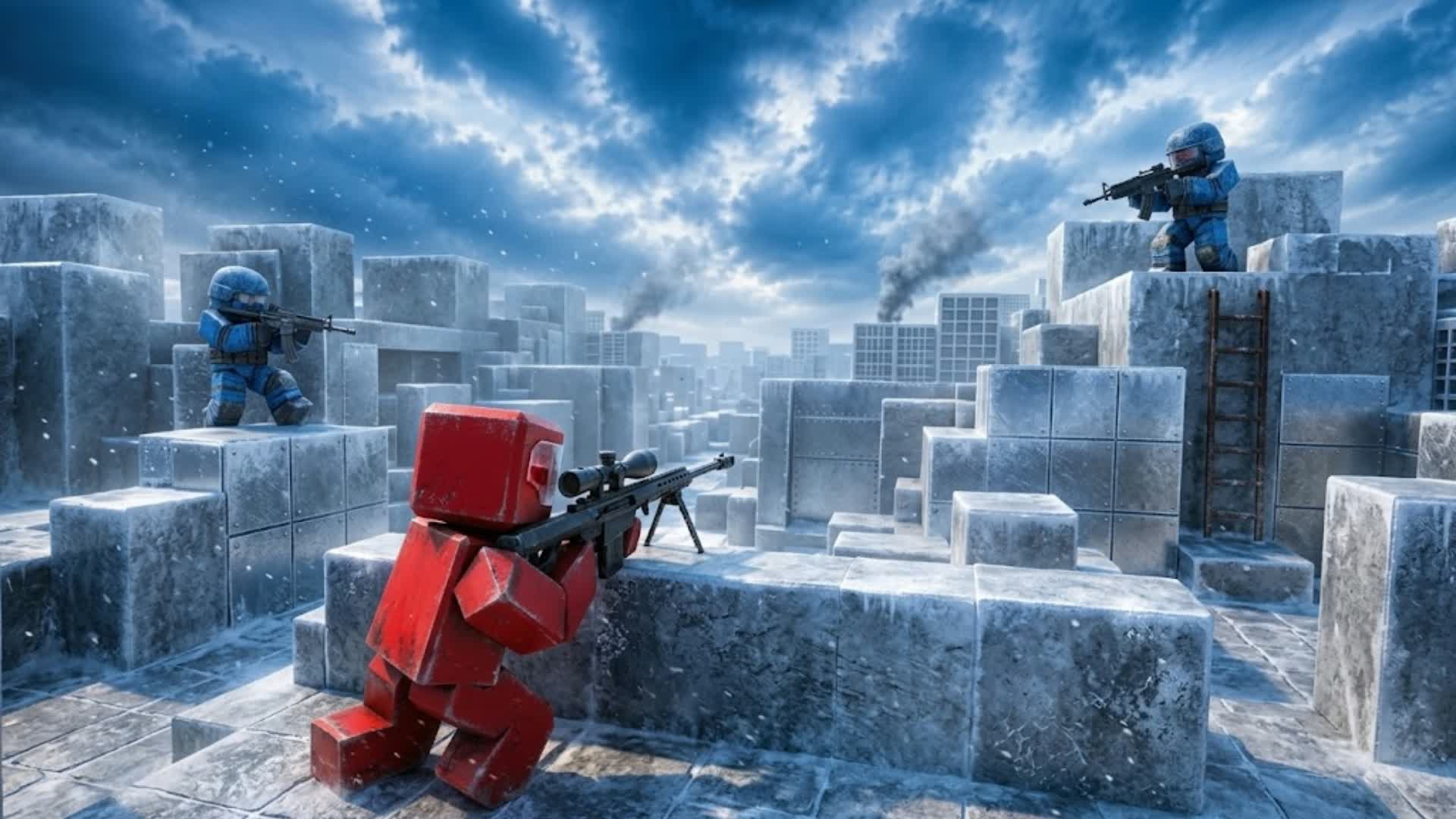 RVB RED VS BLUE MAGIC CARPET — Fortnite Creative map