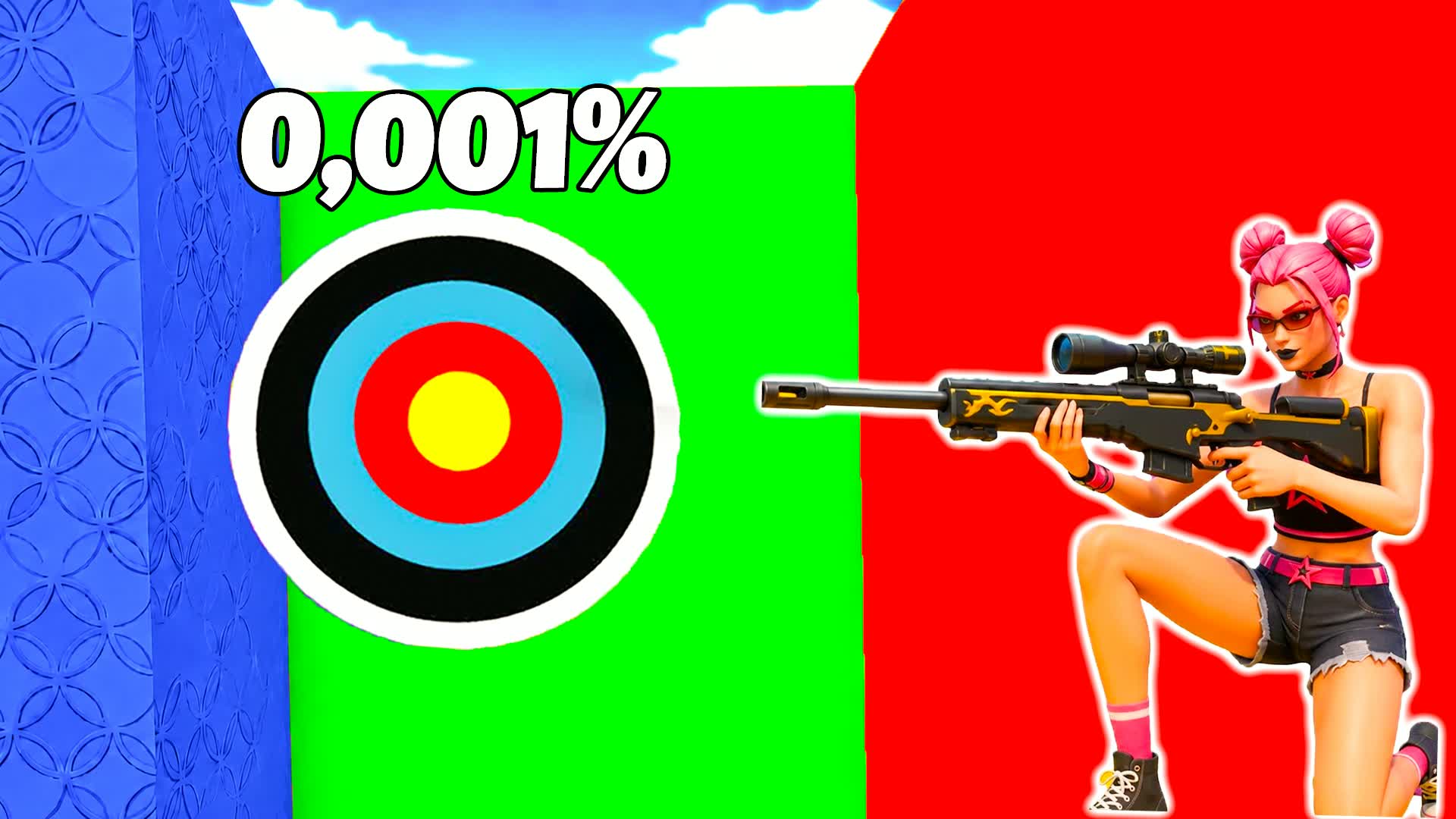 UNC IPER SUPER TRICKSHOT PARKOUR — Fortnite Creative map