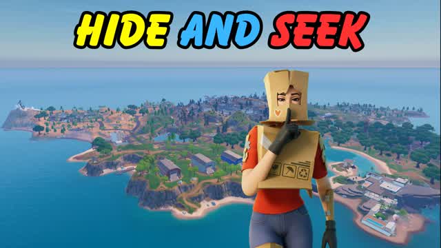 Hide and Seek map — Fortnite Creative map cover art