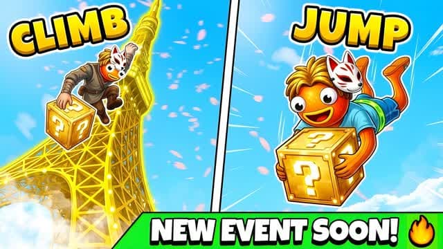 CLIMB TOWER FOR LUCKY BLOCK 🍀 — Fortnite Creative map cover art