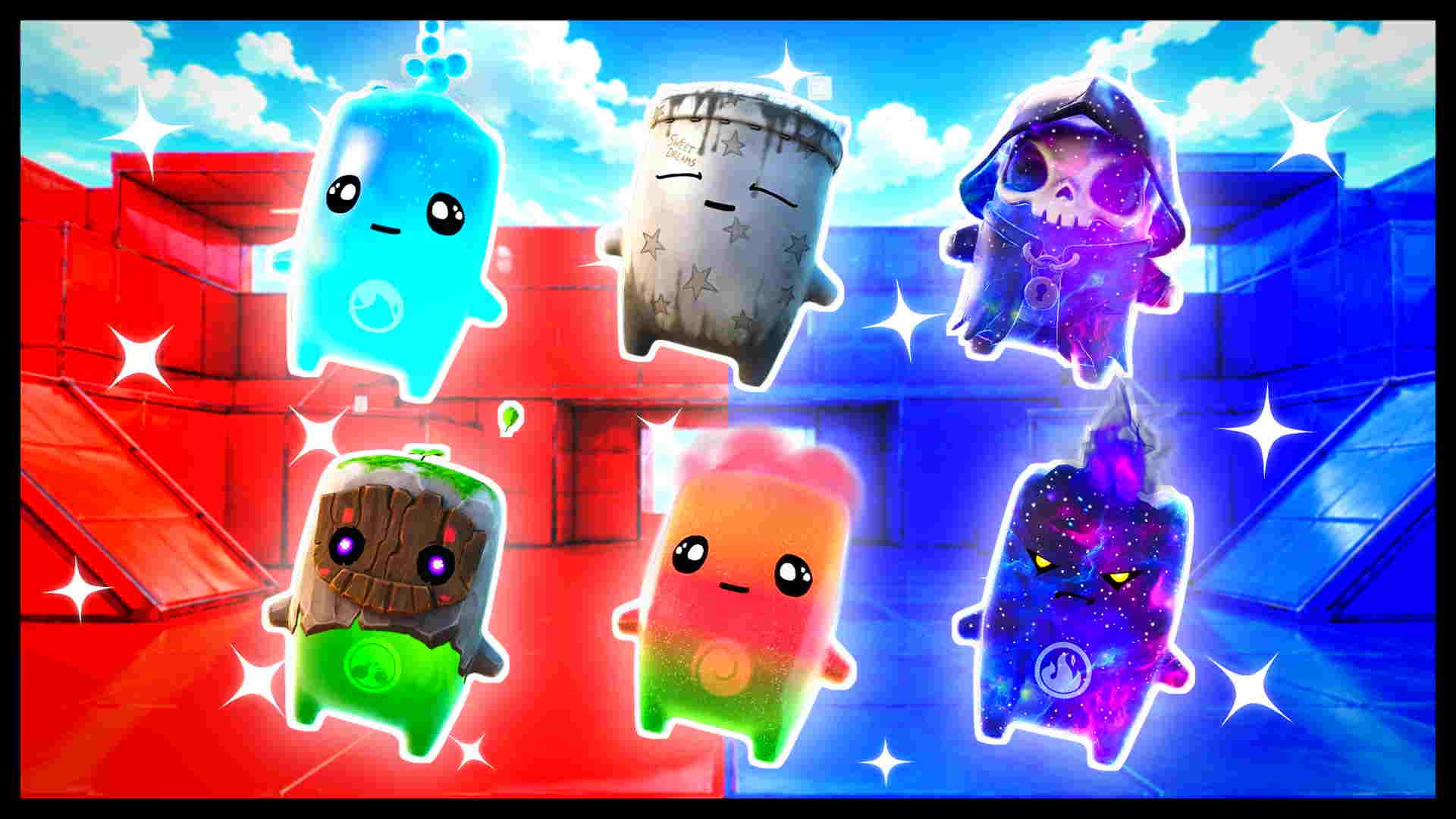 BLUE VS RED PRIME PATH 🔵🔴 — Fortnite Creative map