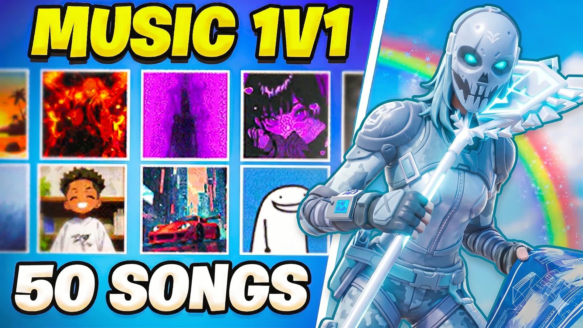 ⭐ ZIPPER7 MAP 1V1 MUSIC 🎵 [+50 SONGS] — Fortnite Creative map