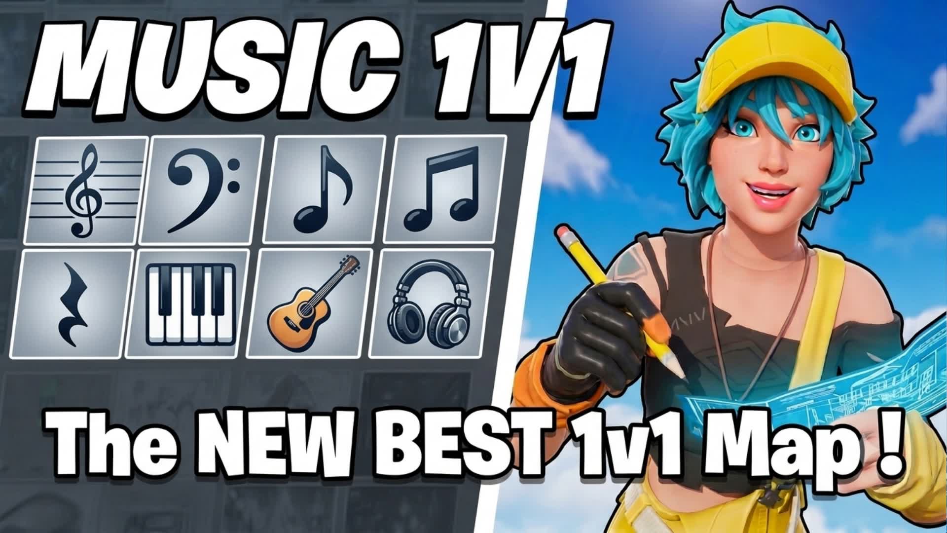 1V1 [MUSIC 🎵] — Fortnite Creative map