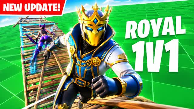 ROYAL 1V1 (AIM & PIECE CONTROL PRACTICE) — Fortnite Creative map cover art