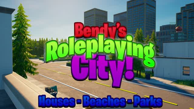 Bendy's Roleplay City — Fortnite Creative map cover art
