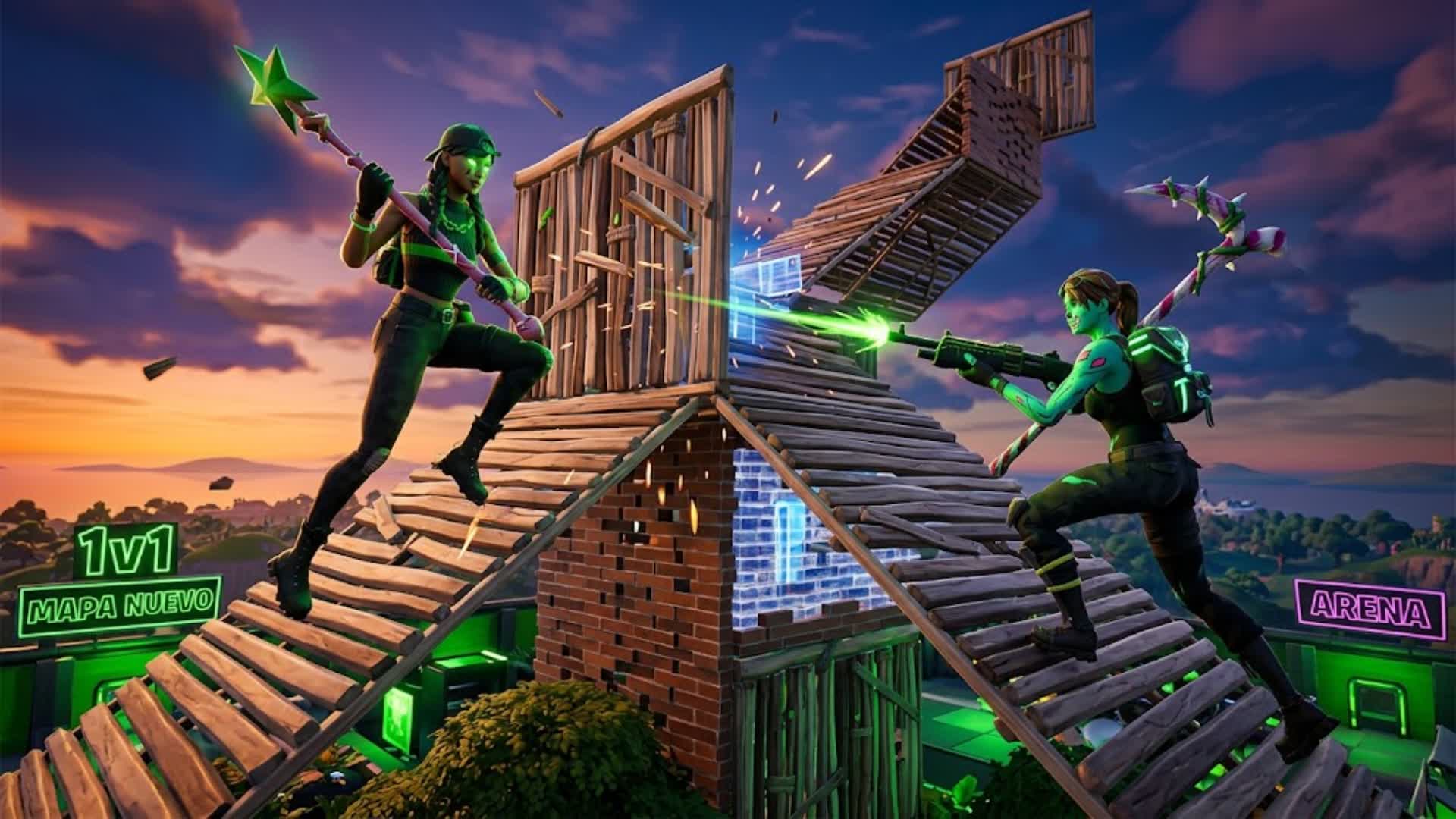 1V1 MORADO — Fortnite Creative map