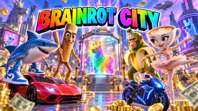 BRAINROT CITY SECRETS 🔐🏙️ — Fortnite Creative map