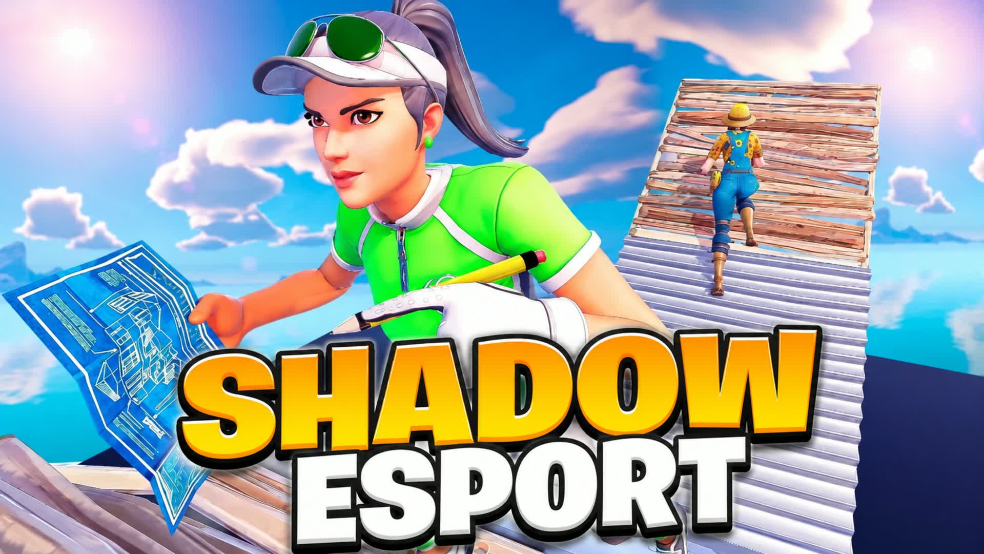 🤍🏆Shadow 1v1🏆💙 — Fortnite Creative map