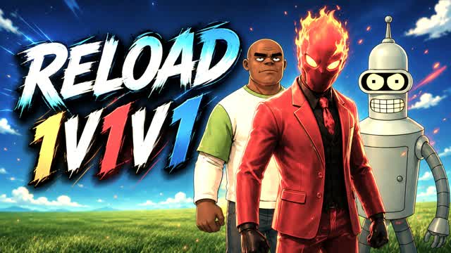 THE 1V1V1 RELOAD — Fortnite Creative map cover art