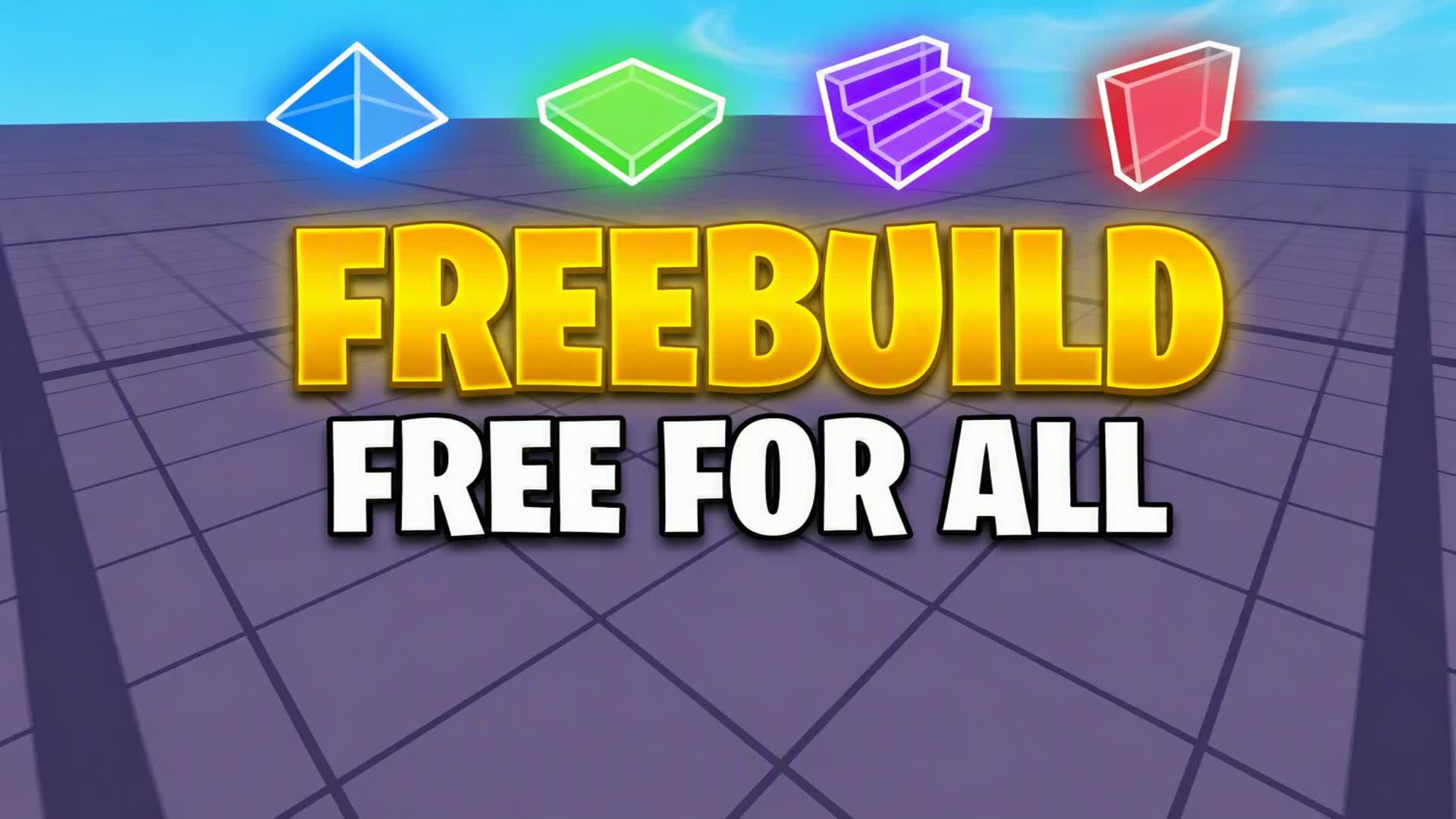 FREE BUILD CLEAN PRACTICE 1v1v1 — Fortnite Creative map
