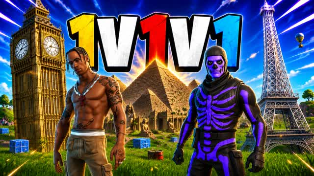 1v1v1 reload realistic — Fortnite Creative map
