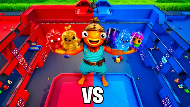 RED VS BLUE: NEW ELEMENTAL — Fortnite Creative map