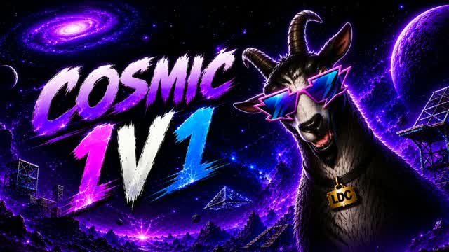 cosmic 1v1 🌌 — Fortnite Creative map cover art