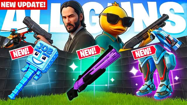 BEST 1V1 ALL GUNS 🔫 - كل الاسلحة — Fortnite Creative map cover art