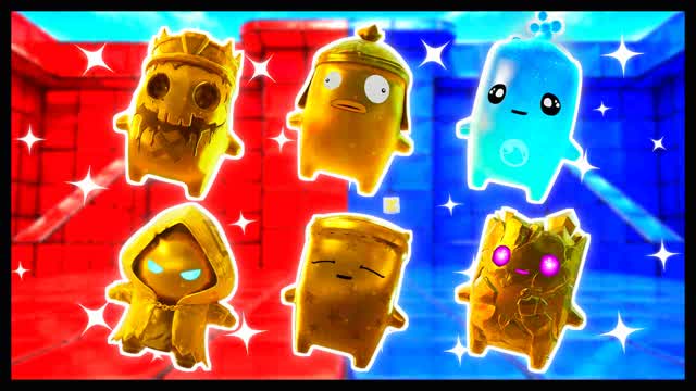 RED VS BLUE BOLD CURRENT 🔴🔵 — Fortnite Creative map cover art