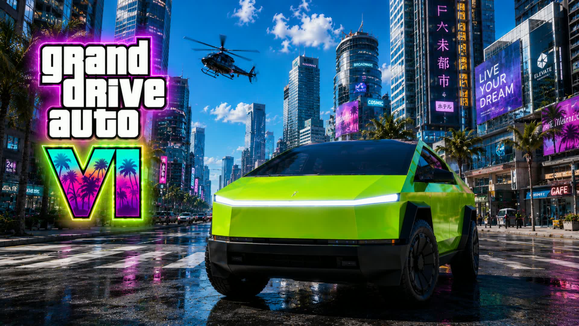 GDA VI 6 RACING IN FORT WORTH — Fortnite Creative map