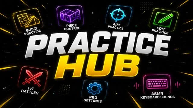 PRACTICE HUB — Fortnite Creative map cover art