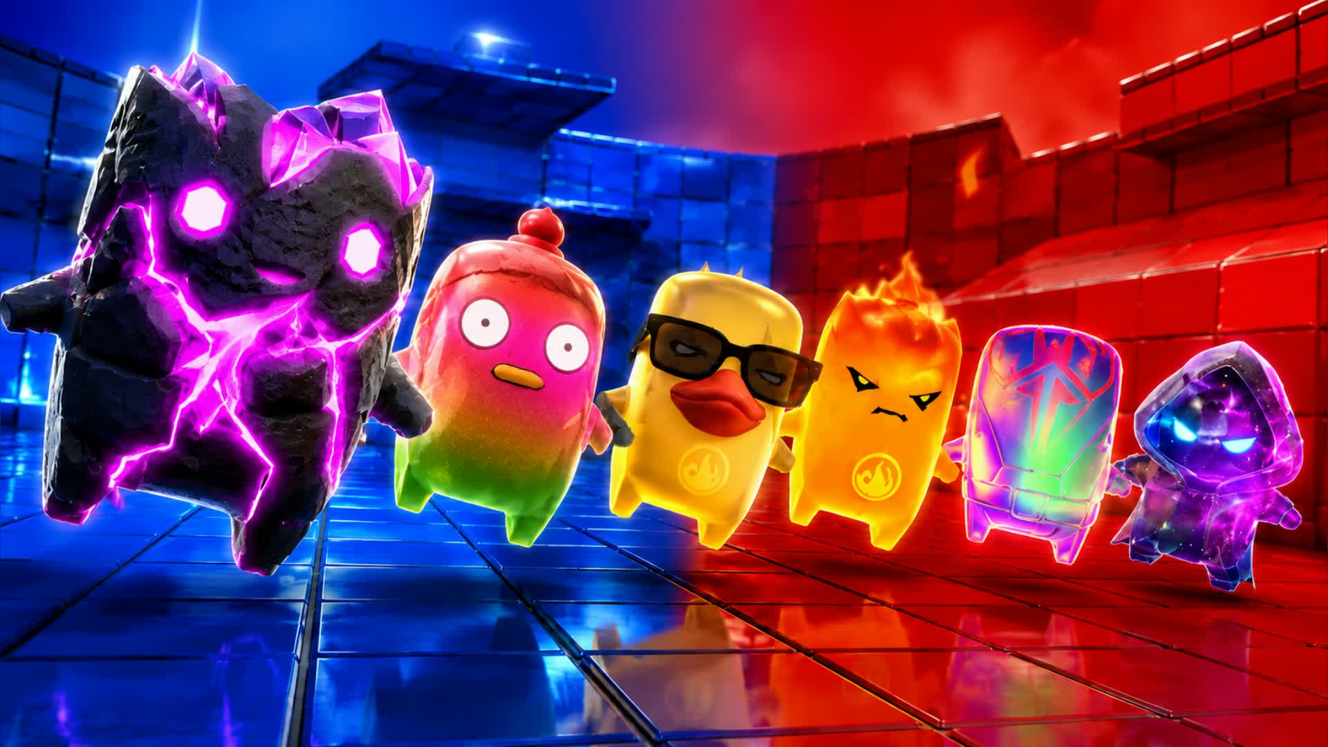 RED VS BLUE 🔵🔴 LAZIOROMA — Fortnite Creative map