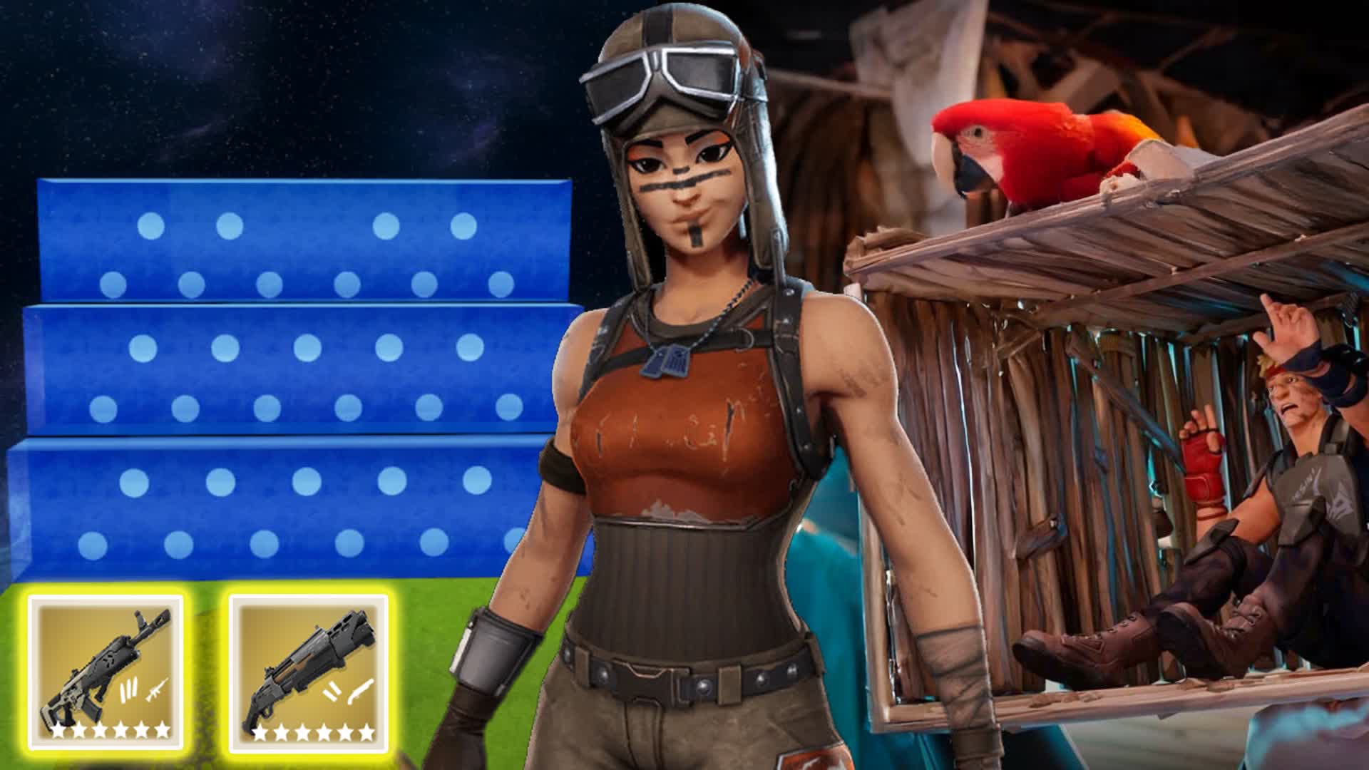 6 CHAPTER 24 PLAYERS ZONE WARS & BOX PVP — Fortnite Creative map