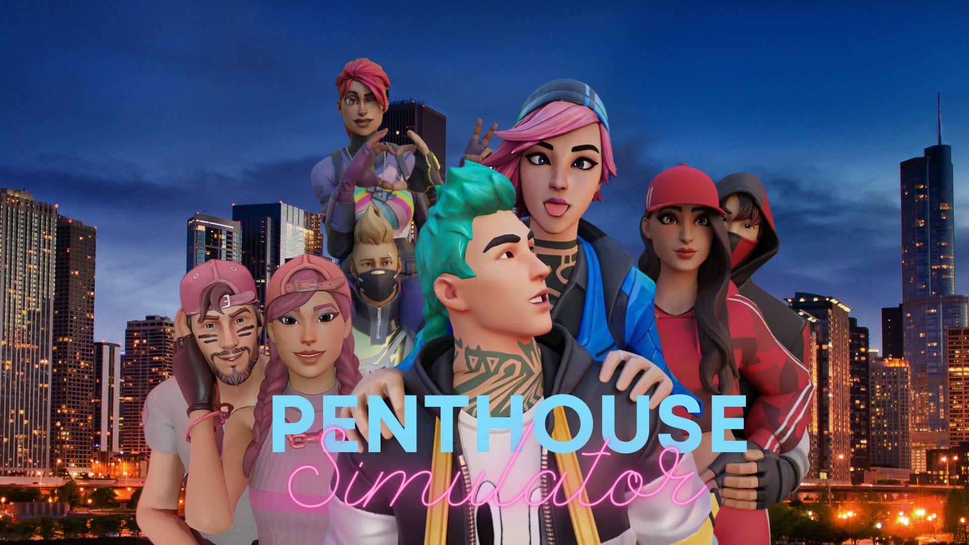 Penthouse simulator 🌃 — Fortnite Creative map