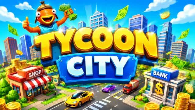 BUILD A CITY [TYCOON] — Fortnite Creative map
