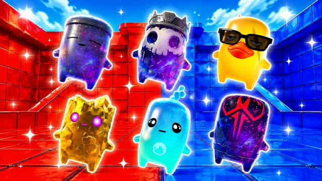 RED VS BLUE LEGEND RUSH 🔴🔵 — Fortnite Creative map cover art