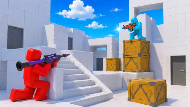 RED VS BLUE INIMIGOS IDEAIS — Fortnite Creative map cover art