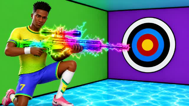 UNC VINI TRICKSHOT PARKOUR ⚽ 80+ — Fortnite Creative map