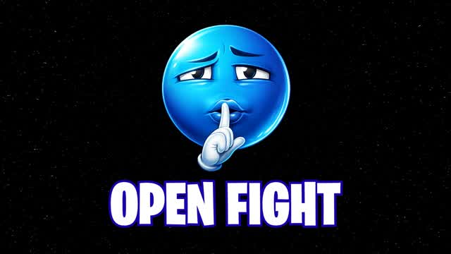 OPEN FIGHT — Fortnite Creative map cover art