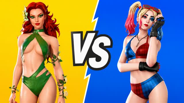 🔥 Ivy vs Harley Quinn FFA 🔥 — Fortnite Creative map