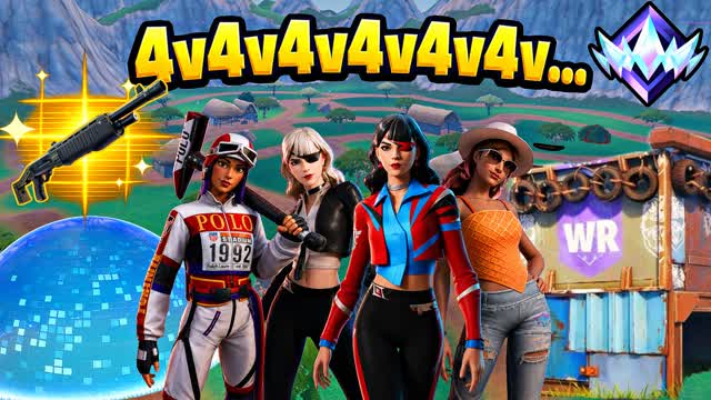 SPEED 4V4V4V4V4V4V4V4V4V4 ZERO BUILD 🏆 — Fortnite Creative map