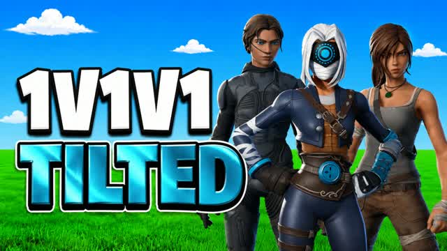 1V1V1 TILTED POWER — Fortnite Creative map cover art