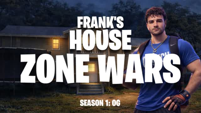 Frank's OG HOUSE ZONE WARS — Fortnite Creative map cover art