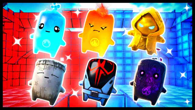 BLUE VS RED IMPACT SHOT 🔵🔴 — Fortnite Creative map