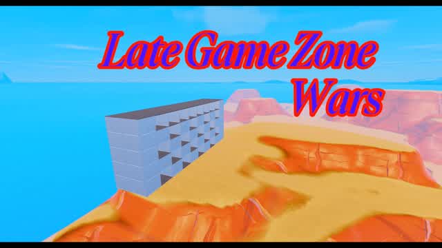 Late game zone wars — Fortnite Creative map cover art
