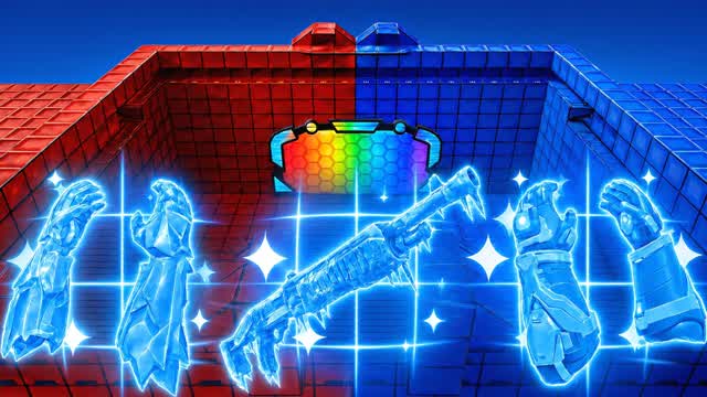 RVB RED VS BLUE BEST RVB FUN 🔴🔵 — Fortnite Creative map cover art