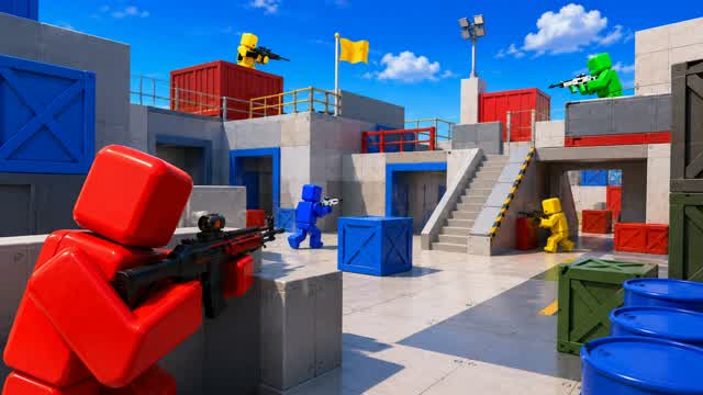 UNC RVB RED VS BLUE UNC RVB — Fortnite Creative map