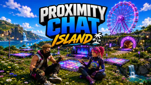 PROXIMITY CHAT ISLAND — Fortnite Creative map cover art