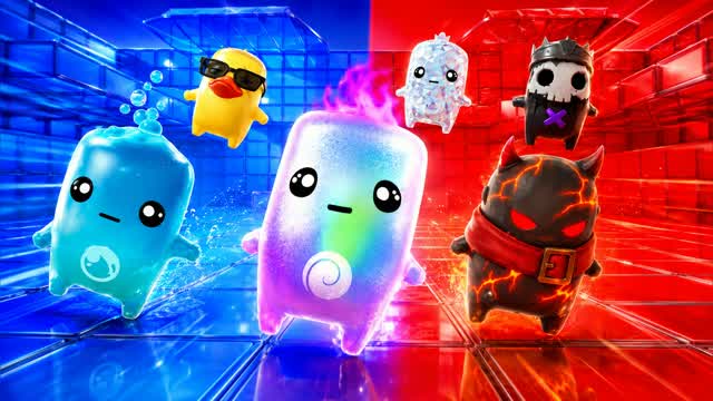 RED VS BLUE HARD FOCUS 🔴🔵 — Fortnite Creative map