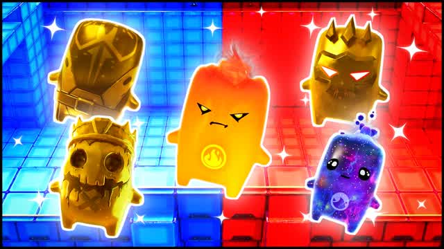 RED VS BLUE PERFECT BURST 🔴🔵 — Fortnite Creative map