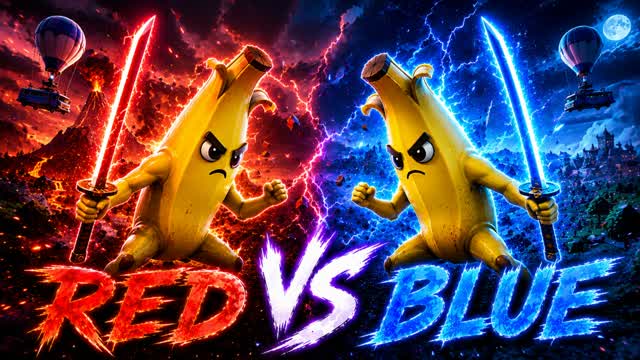 RED VS BLUE STAR WARS MIKE — Fortnite Creative map cover art