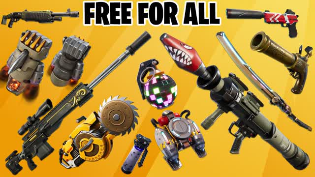 ULTRA FREE FOR ALL ALL WEAPONS — Fortnite Creative map