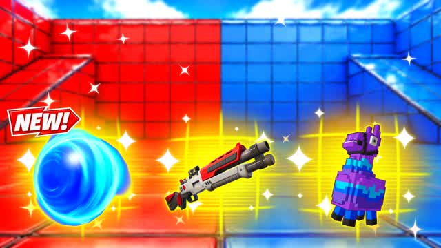 RED VS BLUE PRESSURE TUNE 🔴🔵 — Fortnite Creative map cover art