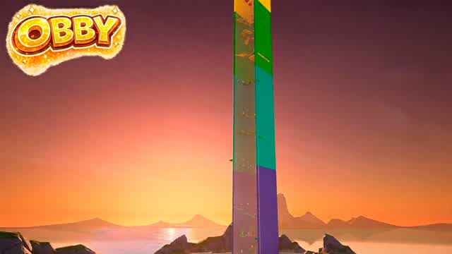 TOWER OF RAINBOW OBBY — Fortnite Creative map